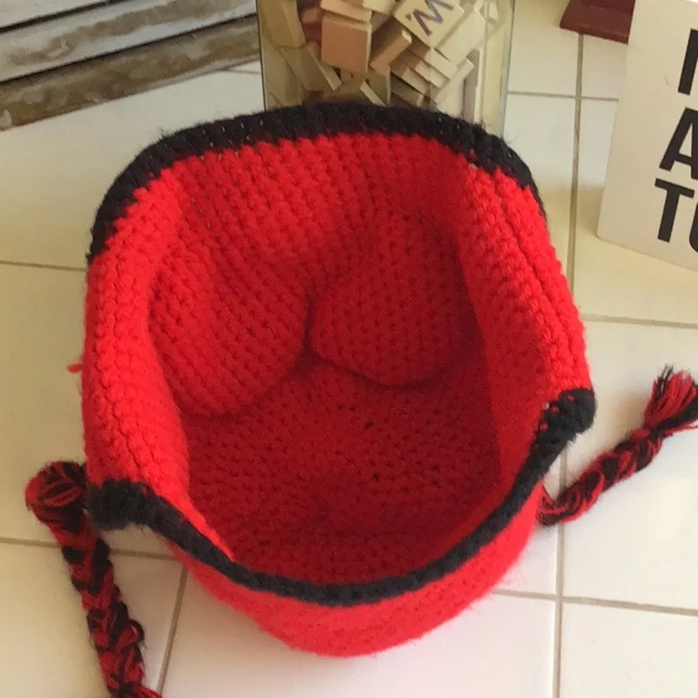 ‘Angry Birds’ Crocheted Beanie